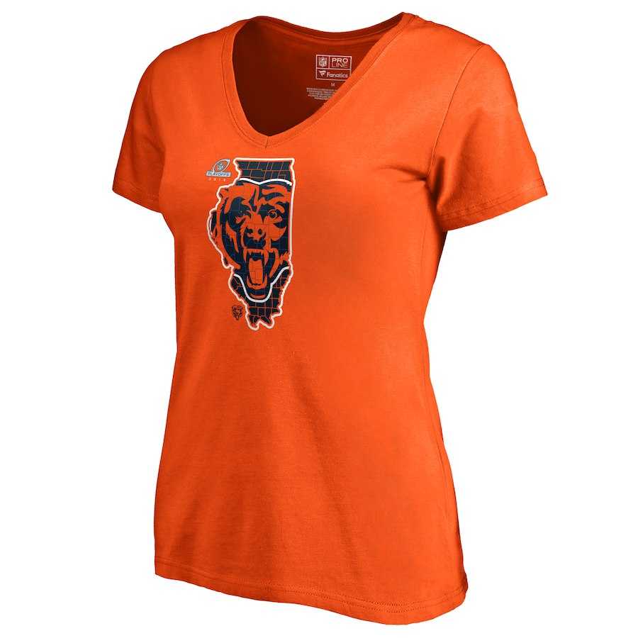 Women Bears Orange 2018 NFL Playoffs T-Shirt,We sell and wholesale Women Bears Orange 2018 NFL Playoffs T-Shirt on line form chian!